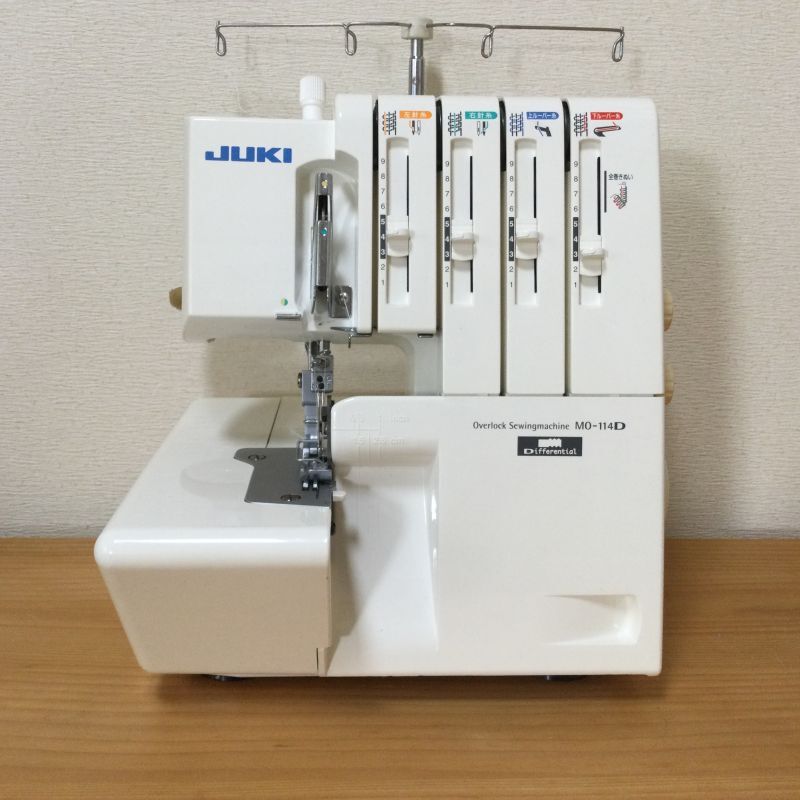 JUKI ロック ミシン MO-114D 2本針4本糸 差動付 中古 - sinra works